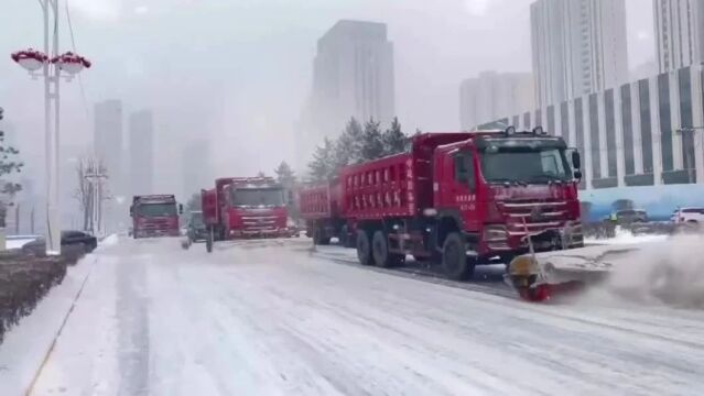 松北区清冰雪大军再次开启“战斗模式”