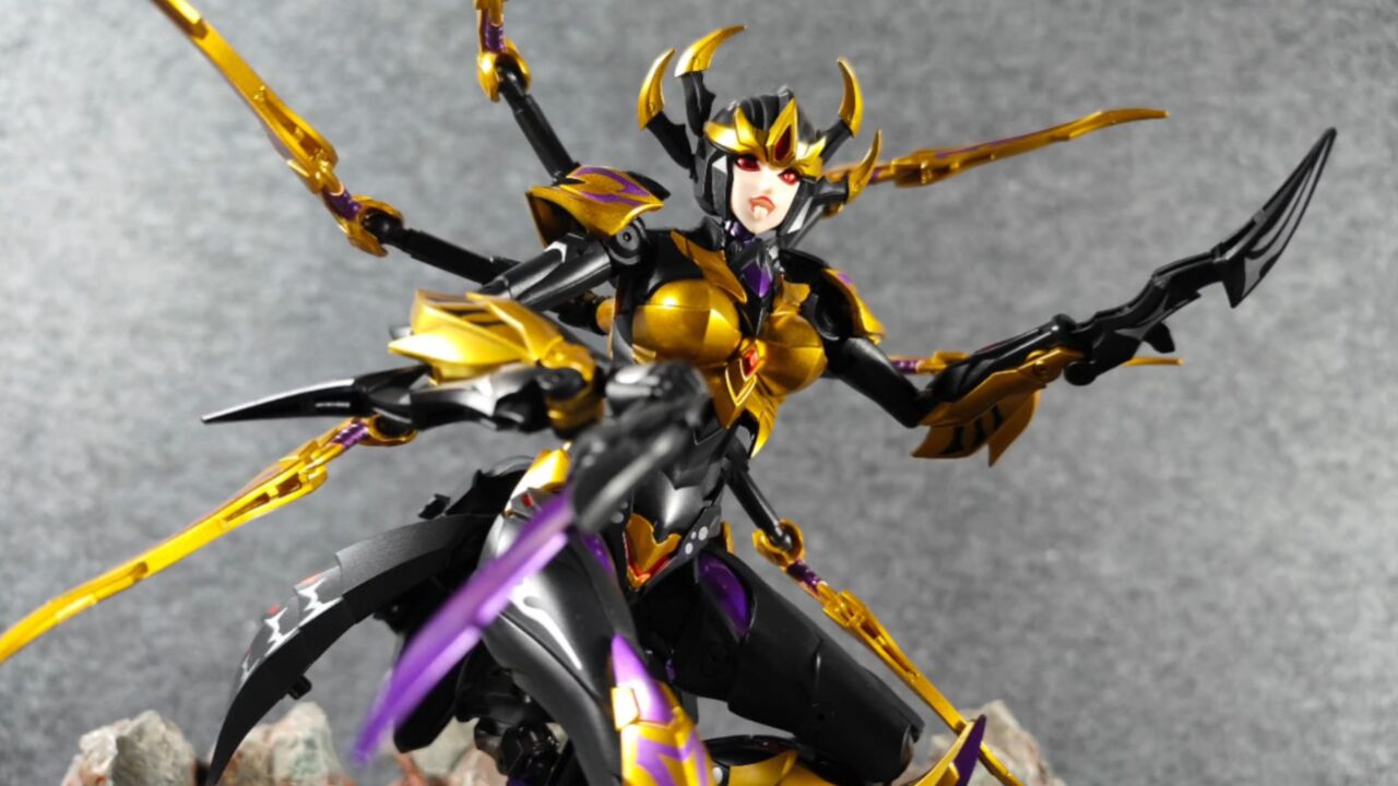 bingotoys bt-04 蛛女 毒蜘蛛 黑寡妇 可变形机娘