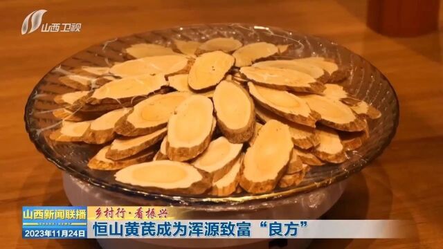 【乡村行ⷧœ‹振兴】恒山黄芪成为浑源致富“良方”