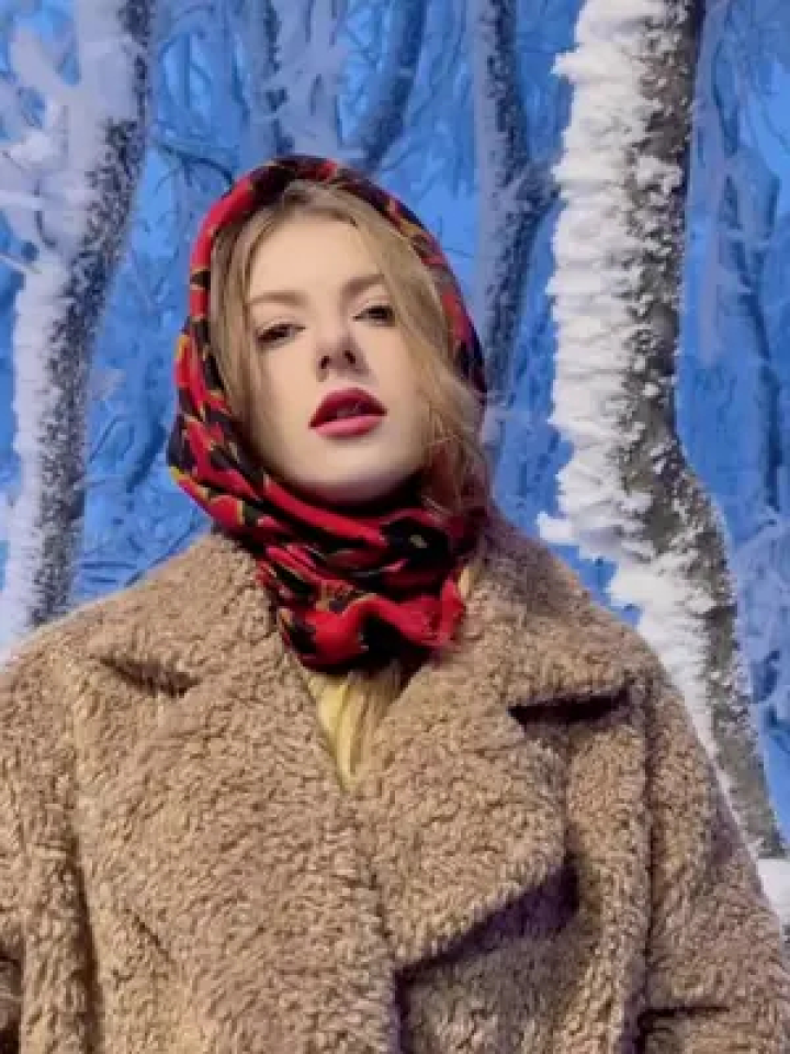 俄罗斯美女 #金发女孩 #俄罗斯风土人情 #美丽冻人 #外国美女