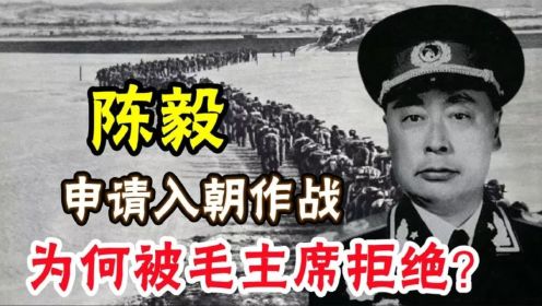1950年抗美援朝，陈毅毛遂自荐担任志愿军总司令，为何被主席否决