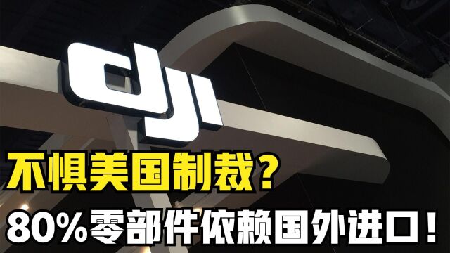 大疆无人机不惧美国制裁?80%的零部件依赖国外进口