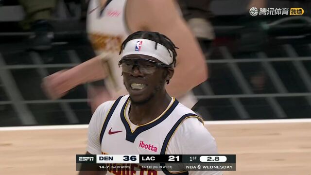 NBA常规赛：掘金vs快船中文解说全场回放