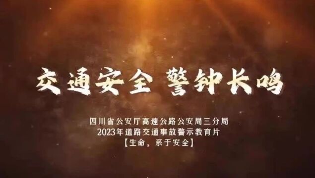 生命“系”于安全┃ 2023道路交通事故警示教育片