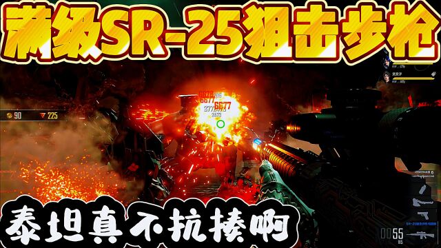 CFHD满级SR25狙击枪这泰坦真不抗揍啊 