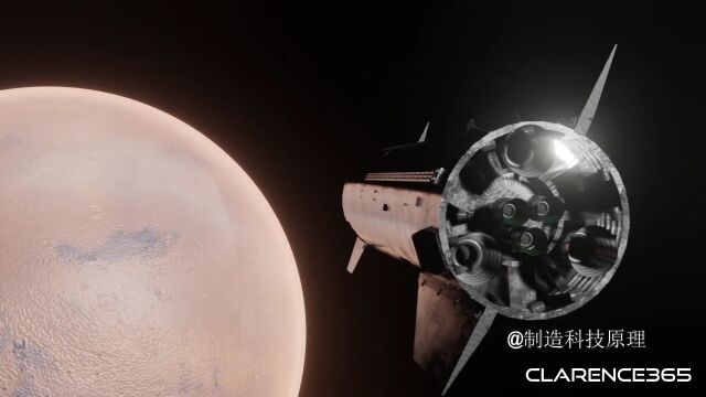 SpaceX 星舰火星登陆短片动画