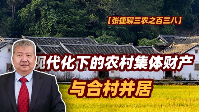 【张捷聊三农之百三八】现代化下的农村集体财产与合村并居