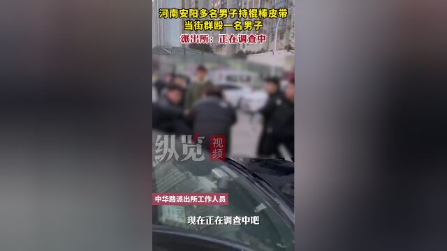 十餘人街頭打架鬥毆安陽警方通報