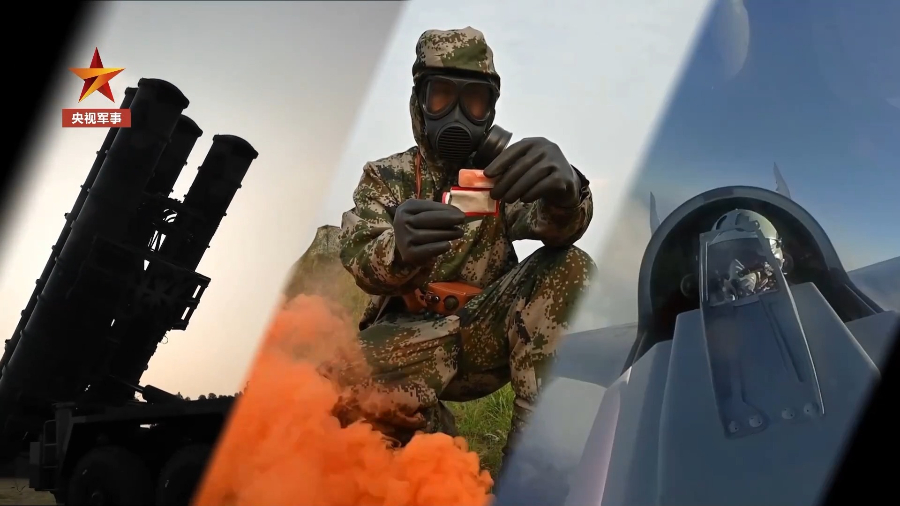 空军实兵对抗演练现场直击