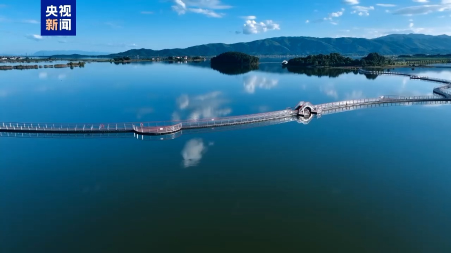 大竹花山湖图片