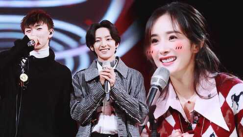 赵天宇田燚为杨幂送上诗歌告白?大幂幂听完捂脸笑