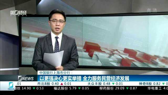 中国银行上海市分行:以更强决心更实举措 全力服务民营经济发展