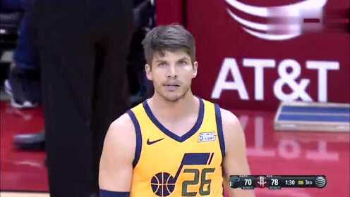 《NBA全场回放》【原声回放】爵士vs火箭第3节 哈登平地惊雷隔扣戈贝尔