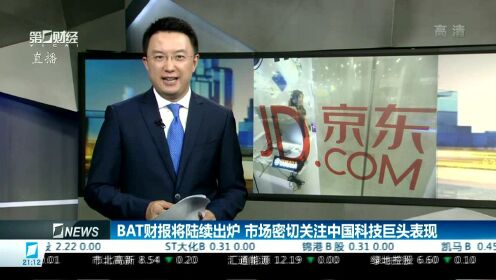 BAT财报将陆续出炉 市场密切关注中国科技巨头表现