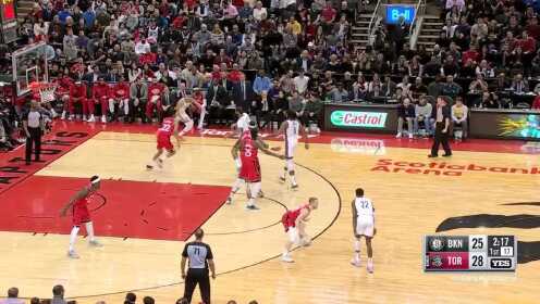 《布鲁克林篮网》【球星】勒维尔vs猛龙集锦 空砍37+3最后时刻错失绝杀惜败猛龙