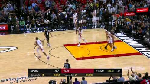 《NBA全场集锦》雄赳赳气昂昂 大白大步流星接球重扣锁定胜局