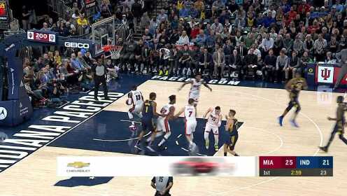 《NBA全场集锦》特纳霍勒迪完美连线 巴特勒反击连送暴扣