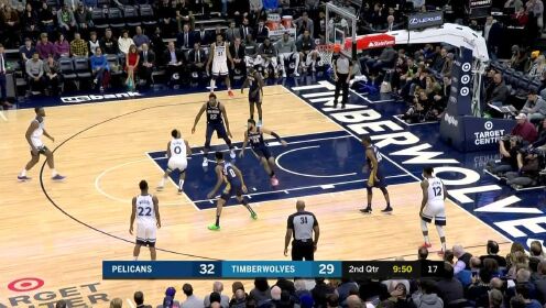 《NBA全场集锦》不把我枸杞哥看在眼里？维金斯瞄进大空位三分给个教训