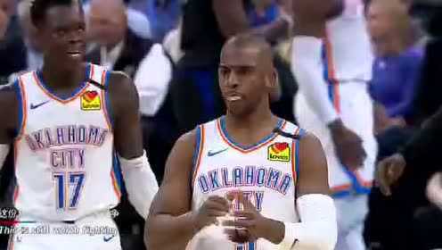《NBA全场回放》【回放】雷霆vs太阳第3节 布克命中半场超远三分
