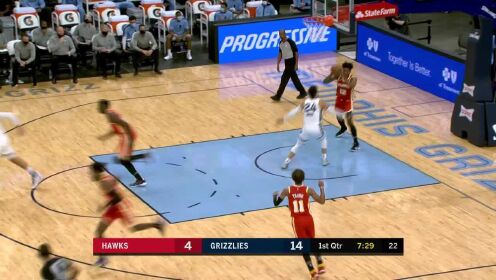 《NBA全场集锦》还是熟悉的饼皇 亨特助攻卡佩拉空切扣篮