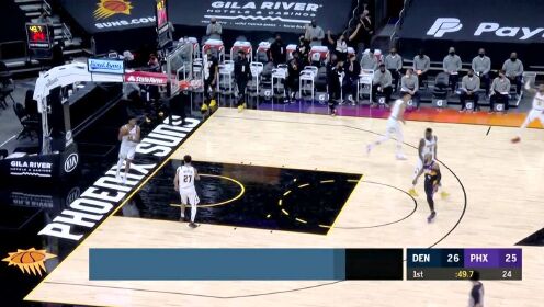 《NBA全场集锦》保罗1带4打出一波8-0 就是这么简单