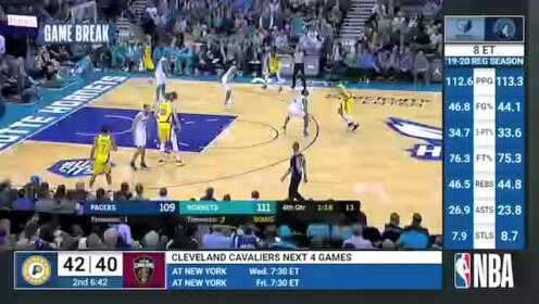 《NBA全场回放》NBA季前赛：步行者vs骑士 第2节英文原声回放