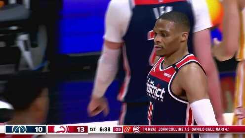 《NBA全场集锦》奇才vs老鹰第1节中文解说回放