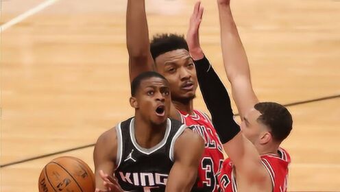 《NBA全场集锦》【原声】国王114-122公牛 巴格利空砍两双拉文38分送对手六连败