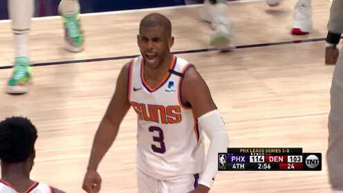 《NBA全场集锦》【原声】太阳125-118掘金 约基奇被驱逐保罗37+7率队挺进西决