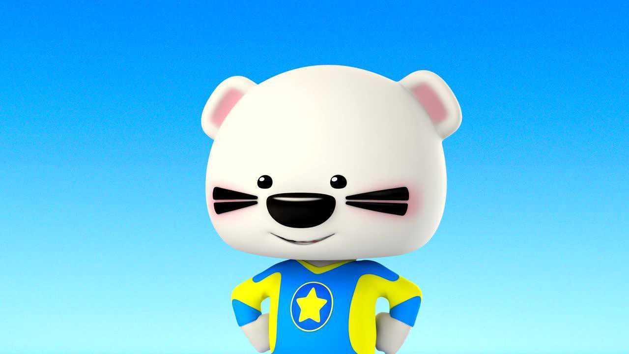 红眼镜猪猪:猪猪画出超可爱的小熊布迷