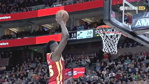 《NBA全场集锦》是时候听听响了！特雷杨突破妙传卡佩拉空接暴扣