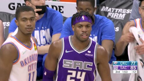 《NBA全场集锦》【纯享】雷霆vs国王精华回放 巴恩斯24+9国王终结雷霆三连胜