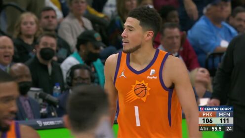 《NBA全场集锦》【原声】太阳114-122灰熊 布克空砍41分布鲁克斯30+7率队终结太阳9连胜