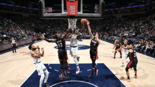 《NBA全场集锦》【球星】爱德华兹vs热火集锦 四记三分球轻取22分