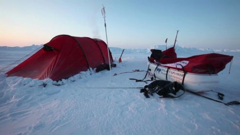 挑战极限！零下40度在北极雪地里搭帐篷过夜是什么感受？