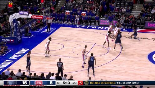 《NBA全场集锦》穿花绕蝶片叶不沾身 莫兰特闪转腾挪小抛投打成2+1