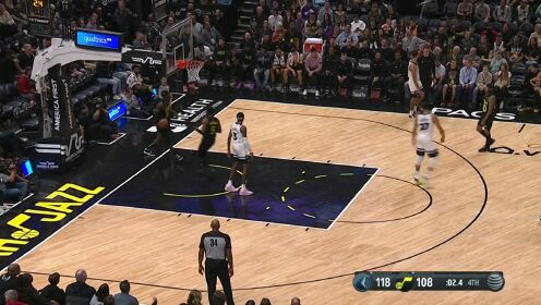 《NBA全场集锦》大可不必！戈贝尔最后一球引发比斯利不满起争执