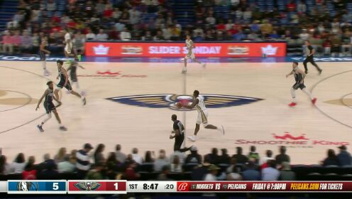 《NBA全场集锦》摧毁一切防守！锡安直杀篮下单手劈扣点燃全场