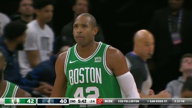 凯尔特人vs森林狼第2节中文解说回放