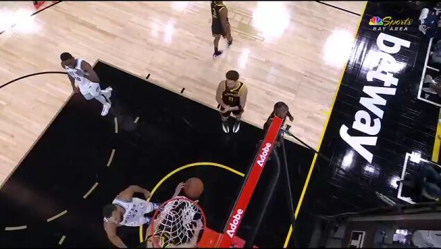 NBA常规赛：森林狼vs勇士第2节中文解说回放