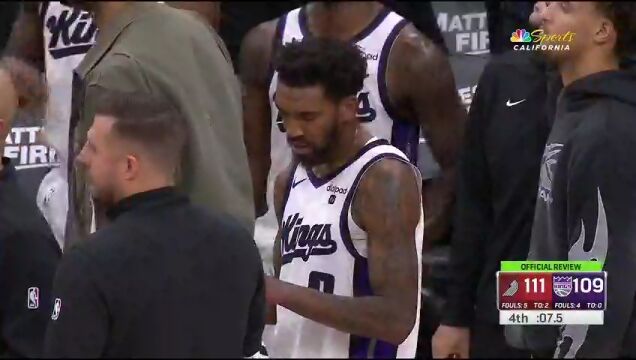 NBA常规赛：开拓者vs国王第4节中文解说回放