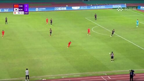 《亚运球场》【回放】杭州亚运会足球男子组1/4决赛：中国vs韩国全场回放_高清