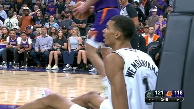 文班关键时刻单手暴扣 只关于篮球：人没到手先进筐了