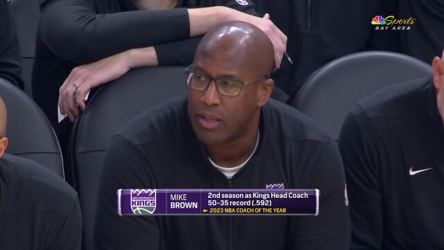 NBA常规赛：国王vs勇士第1节中文解说回放