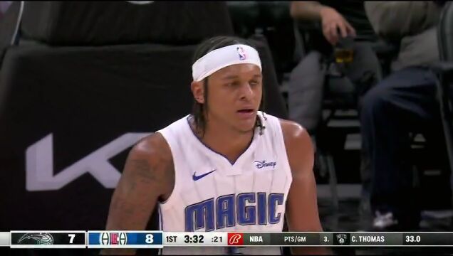  NBA常规赛：魔术vs快船第一节中文解说回放