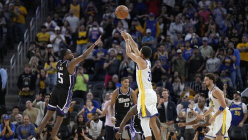 金州勇士_NBA季前赛：国王115-116勇士_【集锦】国王115-116勇士库里八记三分准绝杀国王迎四连胜_高清