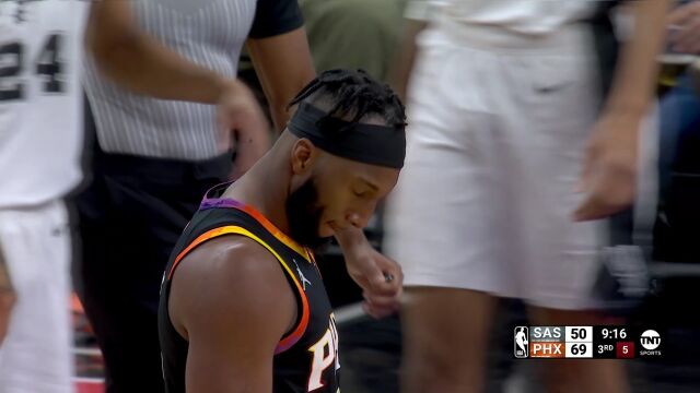 四两拨千斤！奥科吉细节卡位打文班亚马2+1