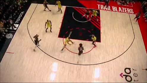 《波特兰开拓者》【回放】NBA常规赛：爵士vs开拓者第2节中文解说回放
