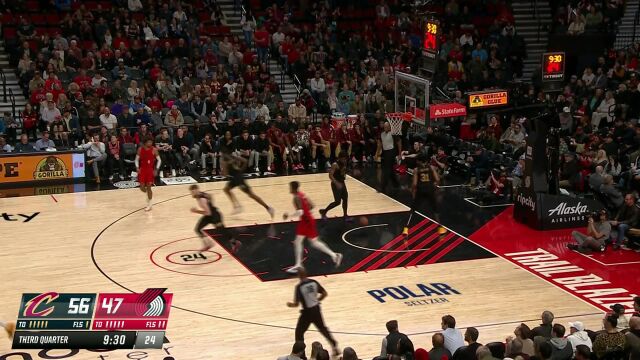 骑士vs开拓者第3节中文解说回放