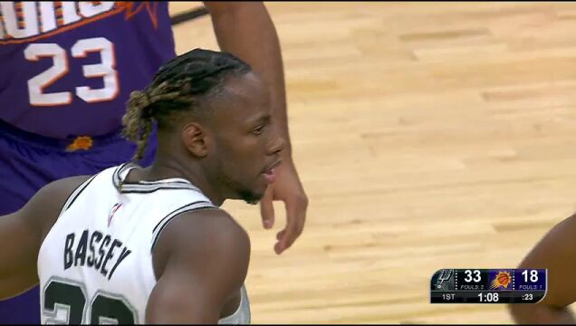 马刺vs太阳第1节中文解说回放